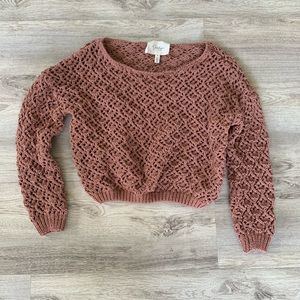 Jessica Simpson crop sweater